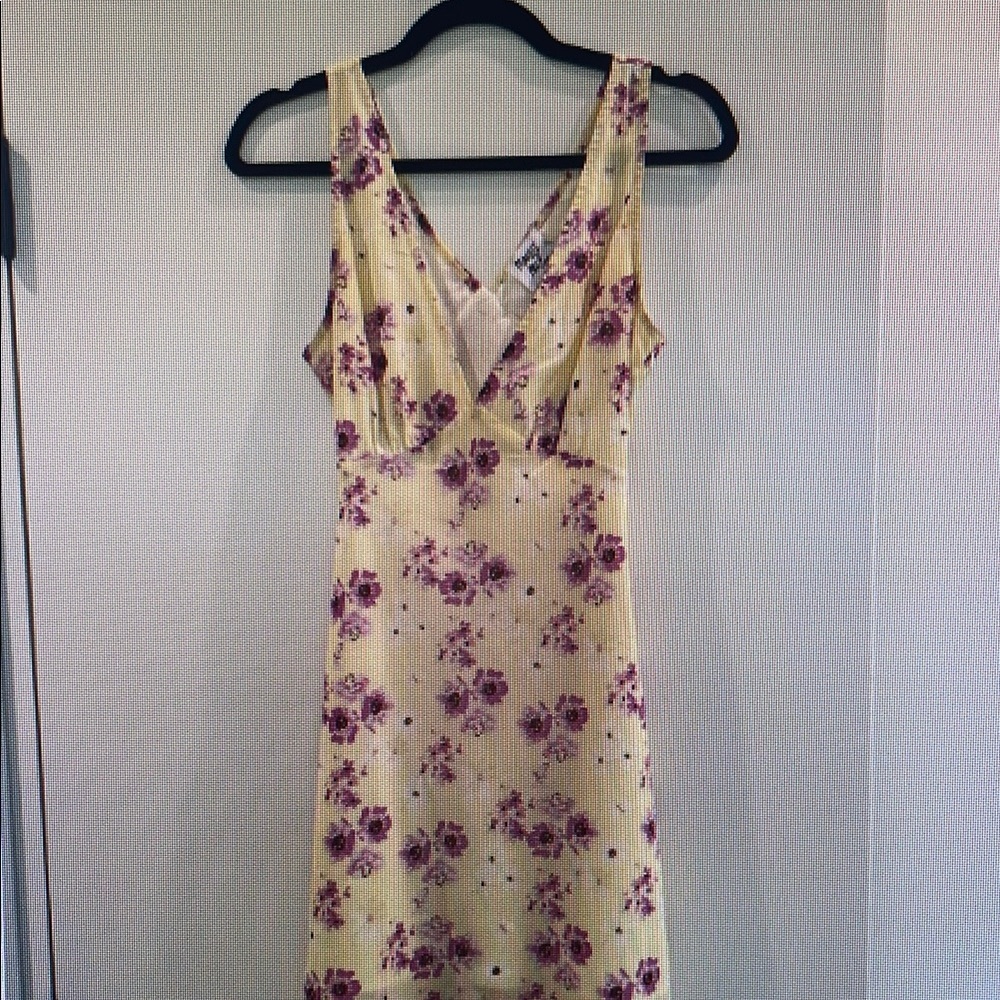 Floral Yellow Dress